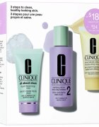 Clinique 3 Steps Skin Care Kit Skin Type 2 ajándékszett a bőr tökéletes tisztításához