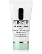 Clinique All About Clean™ 2-in-1 Cleansing + Exfoliating Jelly hámlasztó tisztító gél 150 ml