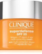 Clinique Superdefense™ SPF 25 Fatigue + 1st Signs Of Age Multi-Correcting Cream krém az öregedés első jelei ellen kombinált és zsíros bőrre SPF 25 50