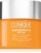 Clinique Superdefense™ SPF 40 Fatigue + 1st Signs of Age Multi Correcting Gel hidratáló gél a bőröregedés első jeleinek eltüntetésére SPF 40 30 ml