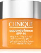 Clinique Superdefense™ SPF 40 Fatigue + 1st Signs of Age Multi Correcting Gel hidratáló gél a bőröregedés első jeleinek eltüntetésére SPF 40 50 ml