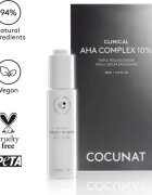 Cocunat Clinical AHA Complex 10% Gyengéd éjszakai peeling szérum öregedés ellen 30 ml