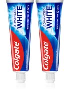 Colgate Advanced White fehérítő paszta fogkő és foltok ellen 2x75 ml