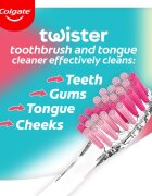 Colgate Twister Design Edition fogkefe 4 db