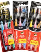 Colgate Zig Zag Charcoal medium fogkefék 3 db