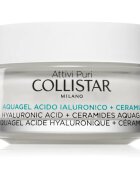 Collistar Attivi Puri Hyaluronic Acid + Ceramides Aquagel hidratáló krémes gél bőrélénkítő hatással hialuronsavval 50 ml