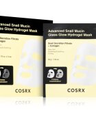 Cosrx Advanced Snail Mucin Glass Glow Hydrogel Mask revitalizáló hidrogél maszk csigakivonattal egységesíti a bőrszín tónusait 3 db