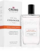 Cremo Spice & Black Vanilla Spray Cologne Eau de Cologne uraknak 100 ml