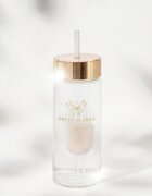 Crystallove Amethyst Straw Water Bottle Kulacs szívószállal Rose 1 db