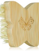 Crystallove Bamboo Butterfly Agave Body Brush Travel Size masszázs kefe testre 1 db