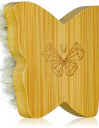 Crystallove Bamboo Butterfly Agave Face Brush Travel Size masszázs kefe az arcra és dekoltázsra 1 db