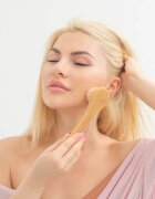 Crystallove Bamboo Face Brush tisztító kefe arcra 1 db
