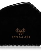 Crystallove Black Obsidian Contour Gua Sha masszázs szegédeszköz 1 db