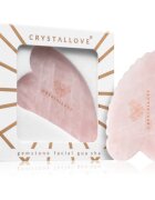 Crystallove Rose Quartz 3D Gua Sha masszázs szegédeszköz 1 db