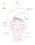 Crystallove Rose Quartz 3D Lift & Sculpt Facial Roller masszázs szegédeszköz 1 db