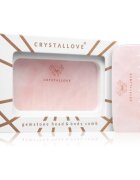 Crystallove Rose Quartz Comb masszázs szegédeszköz haj és test 1 db