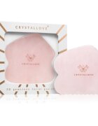 Crystallove Rose Quartz Contour Gua Sha masszázs szegédeszköz az arcra 1 db