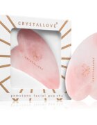 Crystallove Rose Quartz Gua Sha masszázs szegédeszköz 1 db