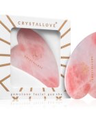 Crystallove Rose Quartz Gua Sha masszázs szegédeszköz 1 db