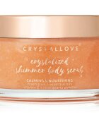 Crystallove Rose Quartz Shimmer Body Scrub testpeeling 200 g