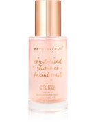 Crystallove Rose Quartz Shimmer Facial Mist arc spray az élénk bőrért 100 ml