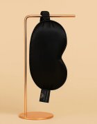 Crystallove Silk Eye Mask alvómaszk Black 1 db