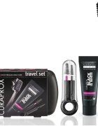 Curaprox Travel Set Black is White utazási készlet fogakra nyelvre és ínyre