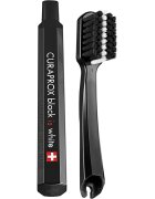 Curaprox Travel Set Black is White utazási készlet fogakra nyelvre és ínyre