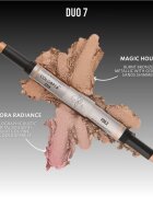 Danessa Myricks Beauty Colorfix Stix multifunkcionális smink a szemre az ajkakra és az arcra árnyalat Duo 7 Aurora Radiance/Magic Hour 2x3 g
