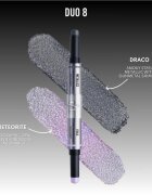 Danessa Myricks Beauty Colorfix Stix multifunkcionális smink a szemre az ajkakra és az arcra árnyalat Duo 8 Draco/Meteorite 2x3 g