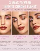Danessa Myricks Beauty Infinite Chrome Flakes csillogó szemhéjfesték árnyalat Moonlight 38 g