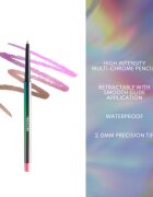 Danessa Myricks Beauty Infinite Chrome Micropencil vízálló szemceruza árnyalat Jade 0.15 g