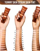 Danessa Myricks Beauty Yummy Skin Serum Skin Tint bőrsimító hatású hidratáló alapozó árnyalat 15 - Deep with Neutral Undertones 45 ml