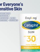 Daylong Cetaphil SUN Sensitive Gel-Fluid gyengéd védő folyadék az érzékeny arcbőrre SPF 30 30 ml