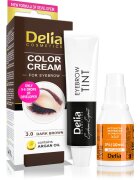 Delia Cosmetics Argan Oil szemöldökfesték árnyalat 3.0 Dark Brown 15 ml
