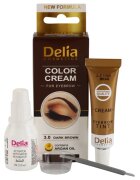 Delia Cosmetics Argan Oil szemöldökfesték árnyalat 3.0 Dark Brown 15 ml