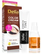 Delia Cosmetics Argan Oil szemöldökfesték árnyalat 4.0 Brown 15 ml