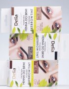 Delia Cosmetics Eyebrow Expert tonizáló szemöldökfesték árnyalat 1.0 Black 4 g