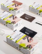 Delia Cosmetics Eyebrow Expert tonizáló szemöldökfesték árnyalat 1.0 Black 4 g