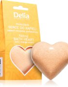 Delia Cosmetics Fizzing Bath Heart Orange fürdőgolyó 100 g