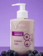 Delia Cosmetics Juicy Care Blueberry regeneráló tusfürdő gél 300 ml