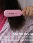Denman Detangling D90 The Mini Detangler hajkefe a könnyű kifésülésért Pink Crush 1 db
