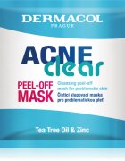 Dermacol Acne Clear tisztító lehúzható maszk a problémás bőrre 8 ml