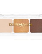 Dermacol Compact Trio szemhéjfesték paletta árnyalat 3 Golden Sands 4.2 g