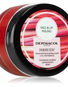 Dermacol Face & Lip Peeling Rhubarb cukros peeling az arcra és a szájra 50 ml