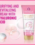 Dermacol Hyaluron finom állagú tisztító krém az arcra és a szemekre 100 ml