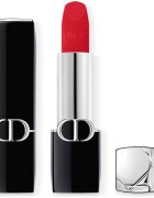DIOR Rouge hosszan tartó rúzs utántölthető árnyalat 666 Rouge en Diable Velvet 3.5 g