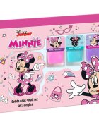 Disney Minnie Nail Set körömlakk szett gyermekeknek 3y+ Pink Blue Purple 3x4.5 ml