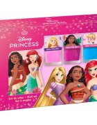 Disney Princess Nail Set körömlakk szett gyermekeknek 3y+ Pink Blue Pink 3x4.5 ml