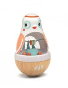 DJECO Wood Roly-Poly Owl játék 10m+ 1 db